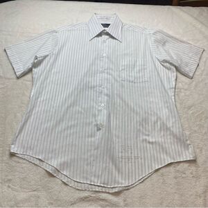 Sears Th Men's Store Vintage Short Sleeve Button Down Shirt Size 16.5